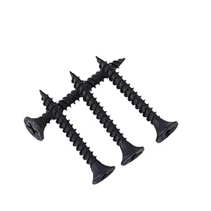 Factory supply 3.5*25mm c1022a factory price phillips black bugle head drywall screw
