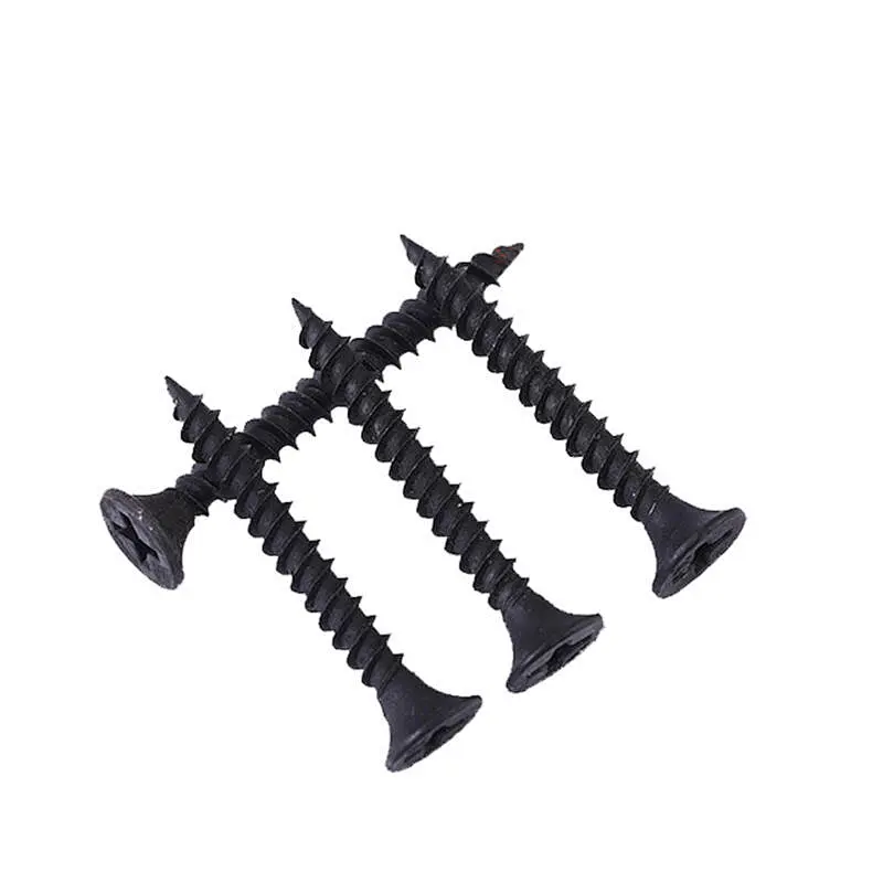 Factory supply 3.5*25mm c1022a factory price phillips black bugle head drywall screw