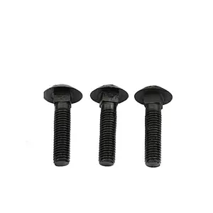 NF E 27-3 Cup Head Square Neck Bolts Mushroom Head Carriage Bolts Fastener 304 316 Stainless Steel Carbon Black Oxide Galvanized