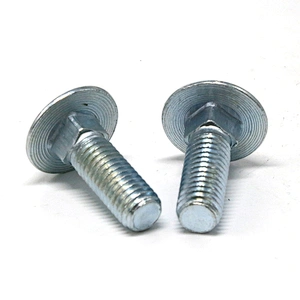 Carriage Bolts ISO8677 Cup Head Square Neck Bolts With Large Round Head