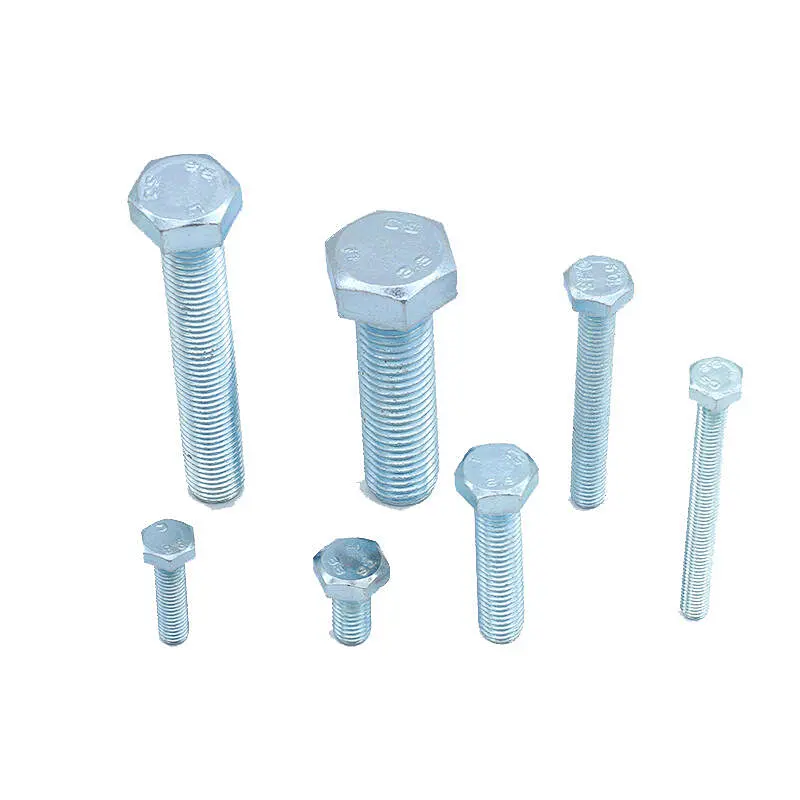 Fastener Grade 8.8 10.9 12.9 High Tensile Black Oxide Hex Head Bolts DIN 931 DIN 933 Bolt