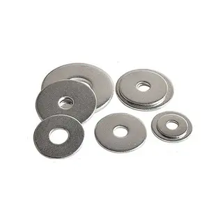 Carbon Steel M6 M8 M20 DIN9021 Thin DIN125A Flat Washers Nylon Brass Stainless Steel Galvanized Copper Flat Washer