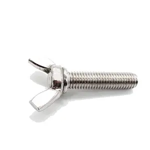 wholesale high quality DIN316 butterfly screws thumb screw wing bolt screw OEM DIN316