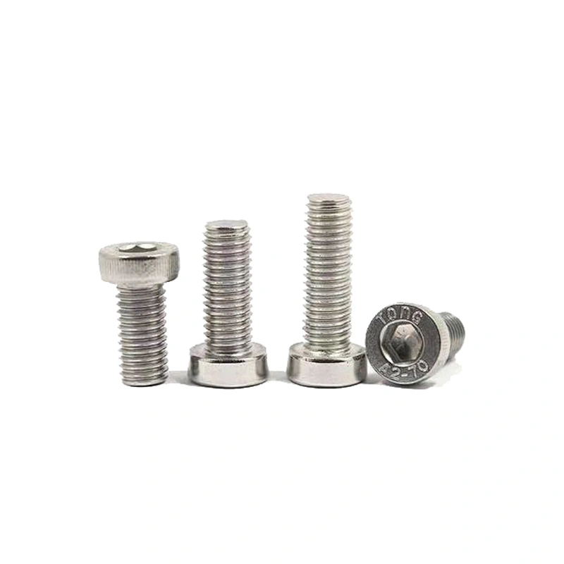 M8*75mm Stainless Steel A2 A4 Hex Socket Thin Head Bolt DIN6912