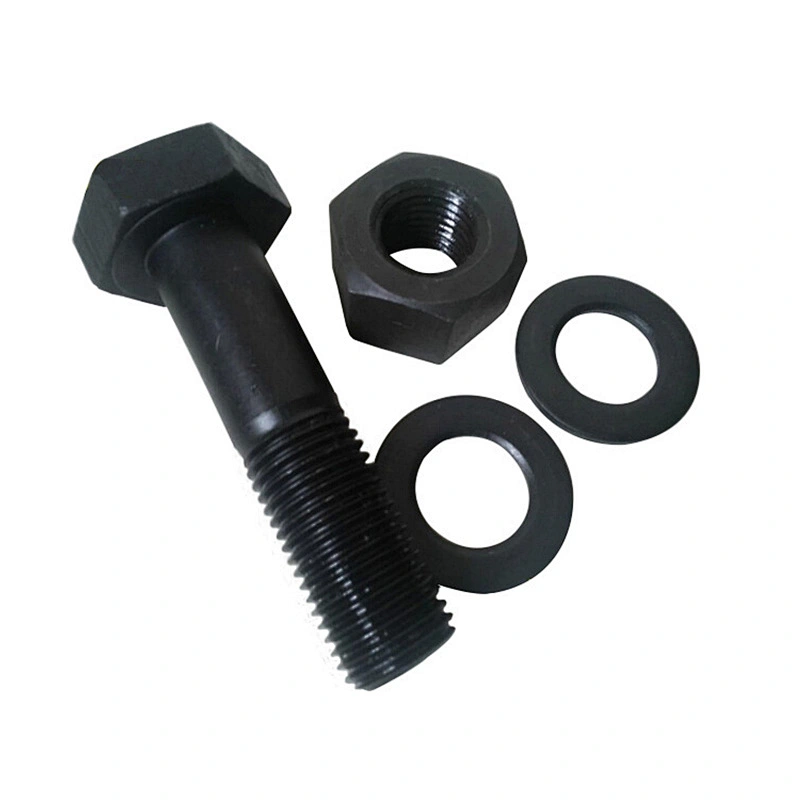 Din6914 Carbon steel structural high strength kit outer hexagon bolt nut washer Assembly