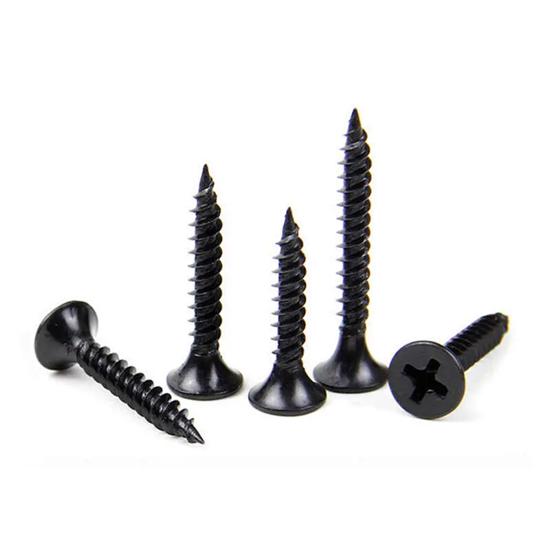 Factory supply 3.5*25mm c1022a factory price phillips black bugle head drywall screw