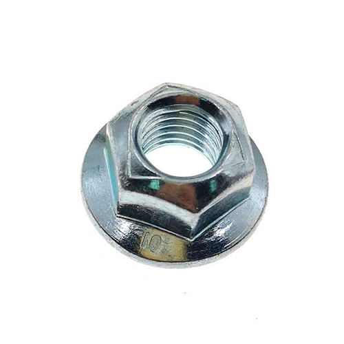 High Quality DIN6927 Prevailing Torque Type Carbon Steel Galvanized Flange Nut Hexagon Nuts With Pressing Point Type