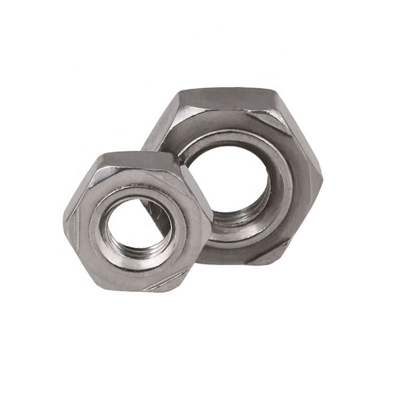 Hot sale M3 M4 M6 M8 M10 Carbon Steel Hex Spot Weld Nut DIN928 carbon steel stud welding nuts