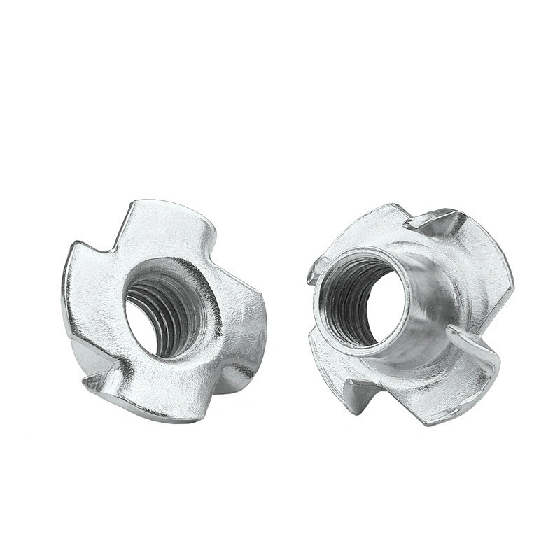 DIN1624 Four Claw Carbon Steel Stainless Steel M3~M12 Tee Nut