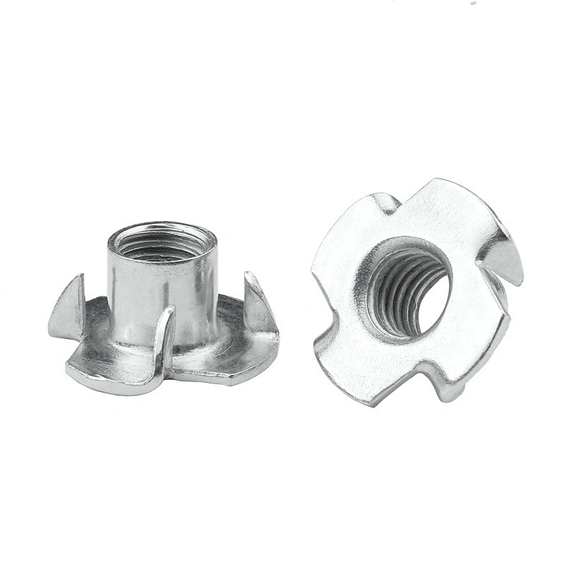 DIN1624 Four Claw Carbon Steel Stainless Steel M3~M12 Tee Nut
