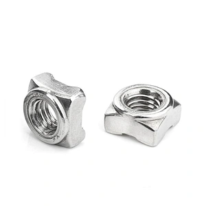Hot sale M3 M4 M6 M8 M10 Carbon Steel Hex Spot Weld Nut DIN928 carbon steel stud welding nuts