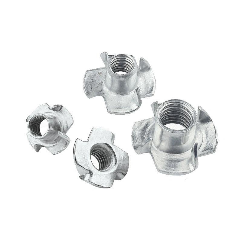 DIN1624 Four Claw Carbon Steel Stainless Steel M3~M12 Tee Nut