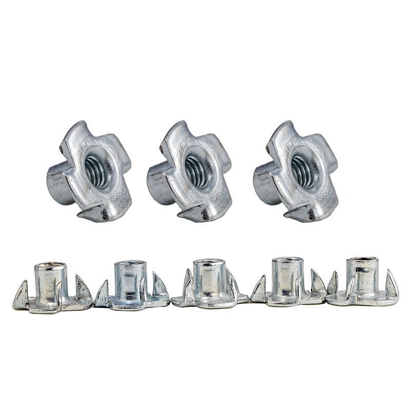 DIN1624 Four Claw Carbon Steel Stainless Steel M3~M12 Tee Nut