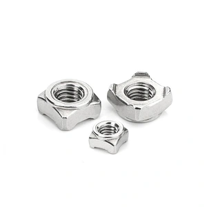 Hot sale M3 M4 M6 M8 M10 Carbon Steel Hex Spot Weld Nut DIN928 carbon steel stud welding nuts