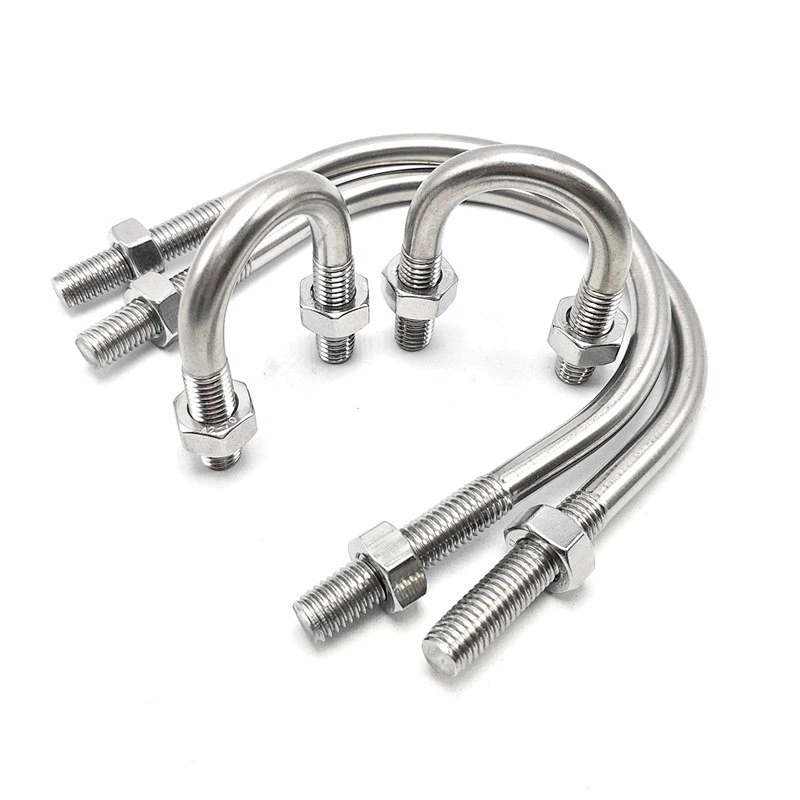 Big Size Hot-dip Galvanized U-Bolts With Nuts Stainless Steel