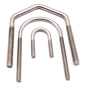 Big Size Hot-dip Galvanized U-Bolts With Nuts Stainless Steel