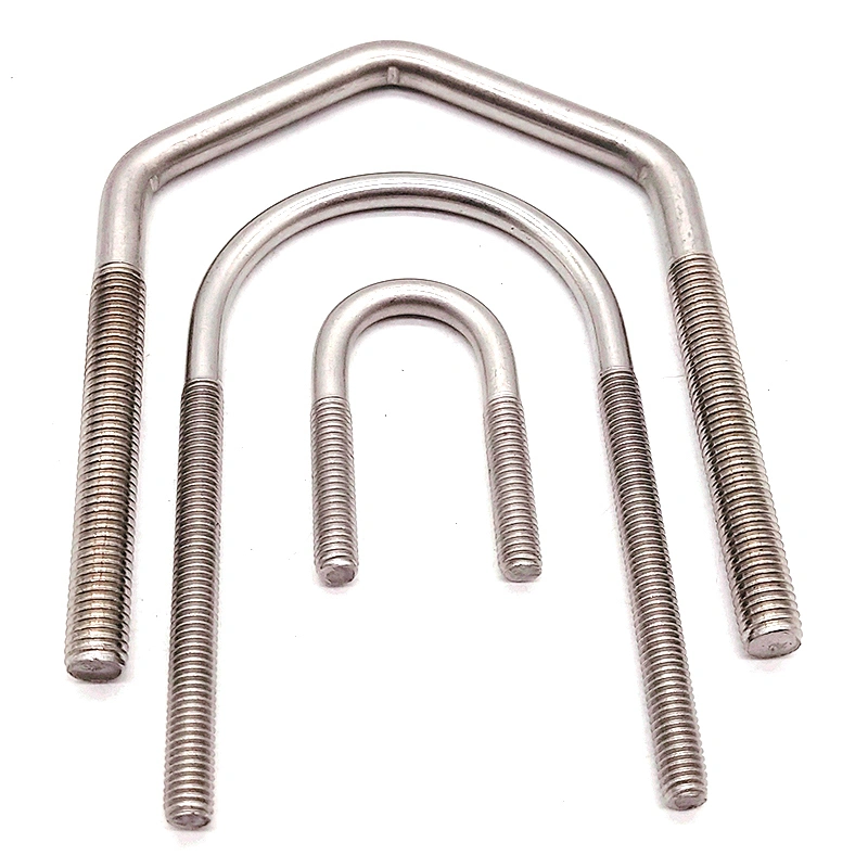 Big Size Hot-dip Galvanized U-Bolts With Nuts Stainless Steel
