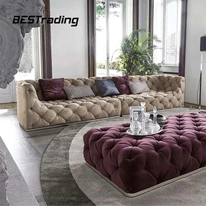7 seater leather sectional sofa recliner sofa set modern