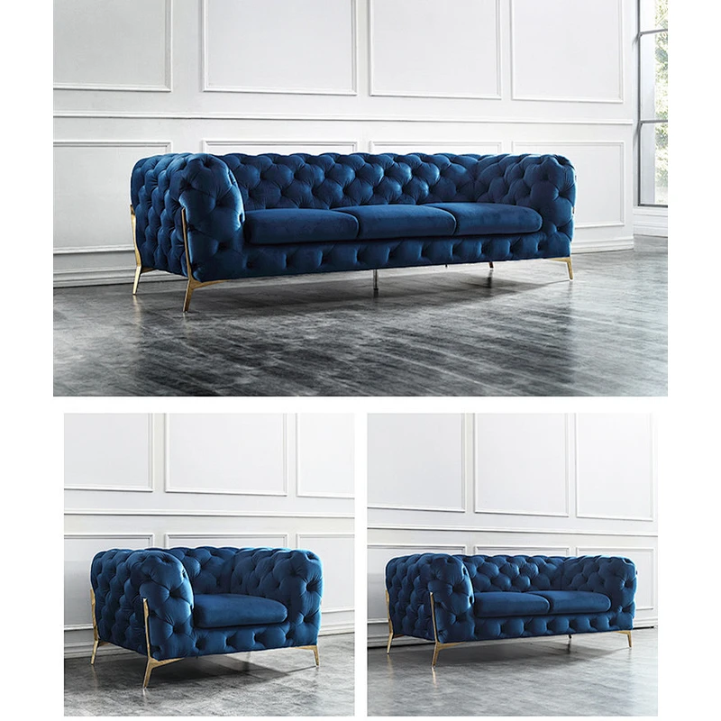 American style new model furniture living room design sofa