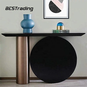 Luxury stainless steel console table
