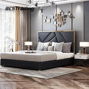 New design kingsize bed wood bedroom furniture bedroom set
