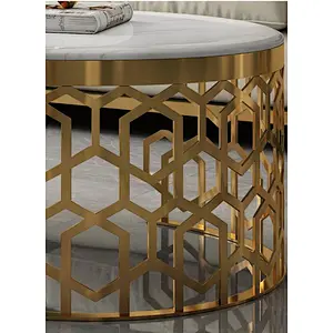 marble  coffee table and tv stand