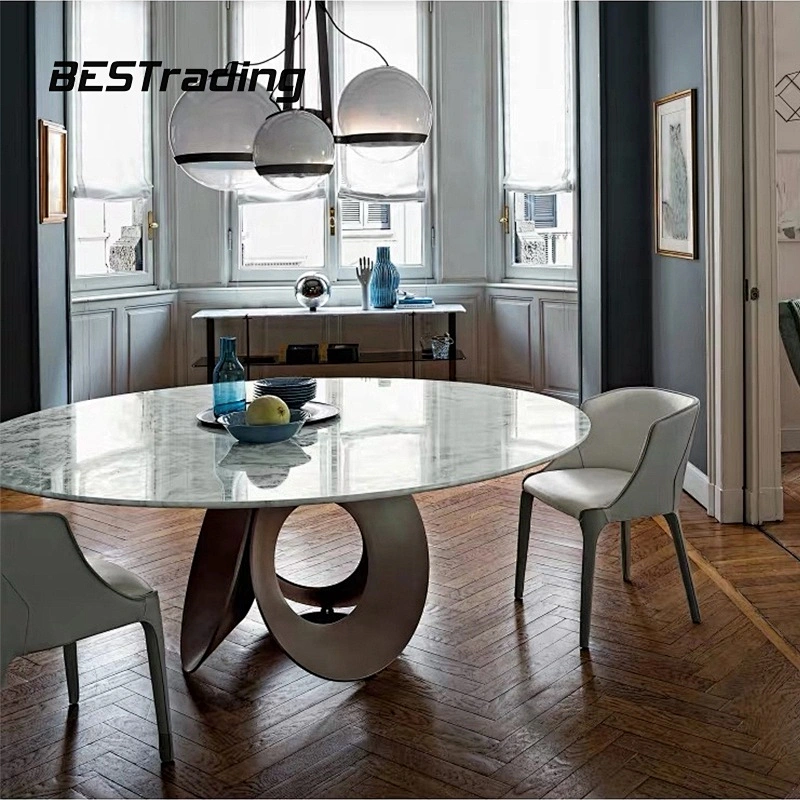 Round dining table set
