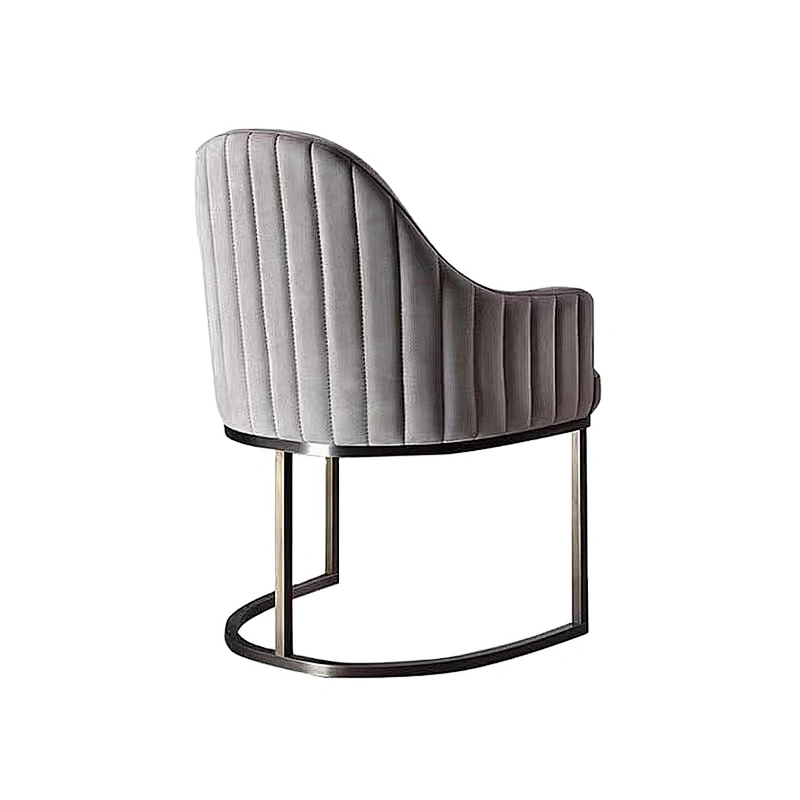 2020 Velvet Hotel Restaurant Chair Metal Base Dining Chair