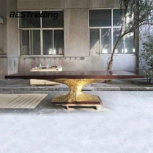 Luxury wooden 12 seater dining table