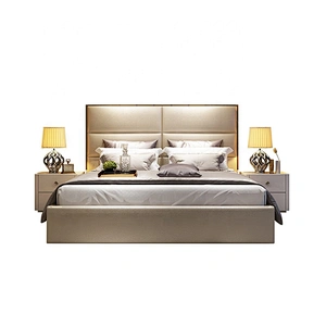 Hot sale  bedroom furniture sets modern luxury king size bed designer