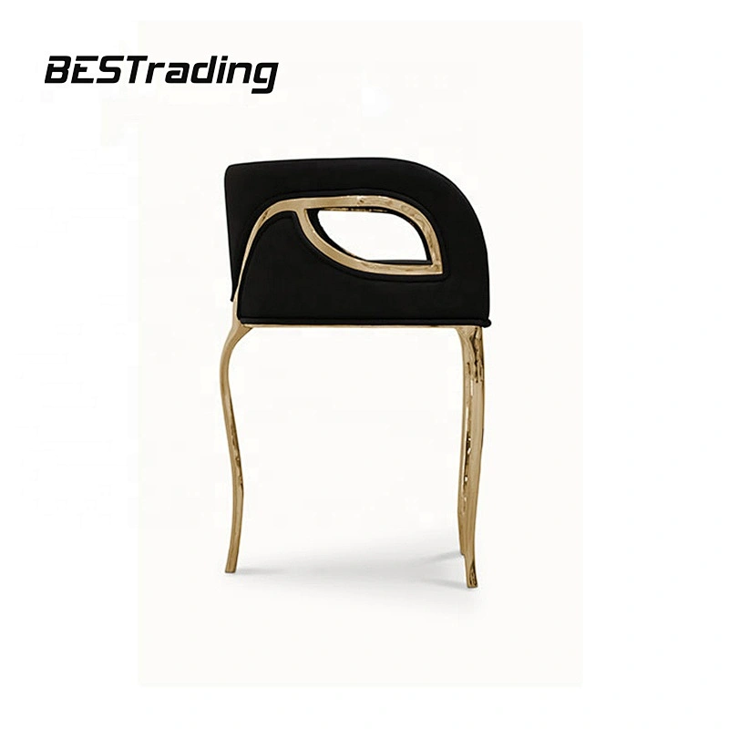 Modern luxury dining room furniture home furniture metal dining chair