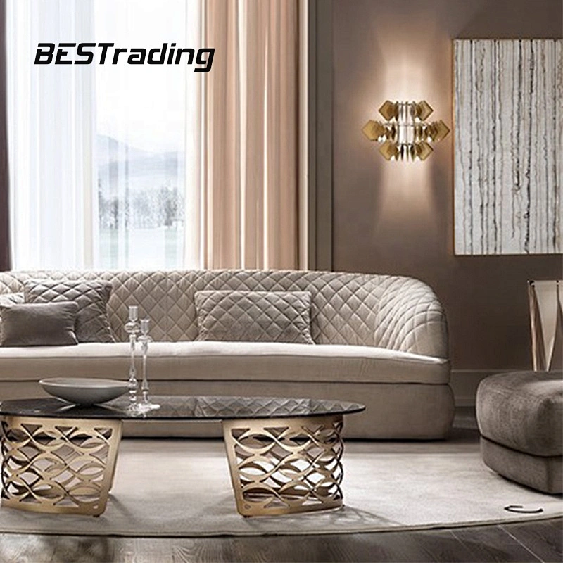 Latest living room furniture sofa design velvet sofa