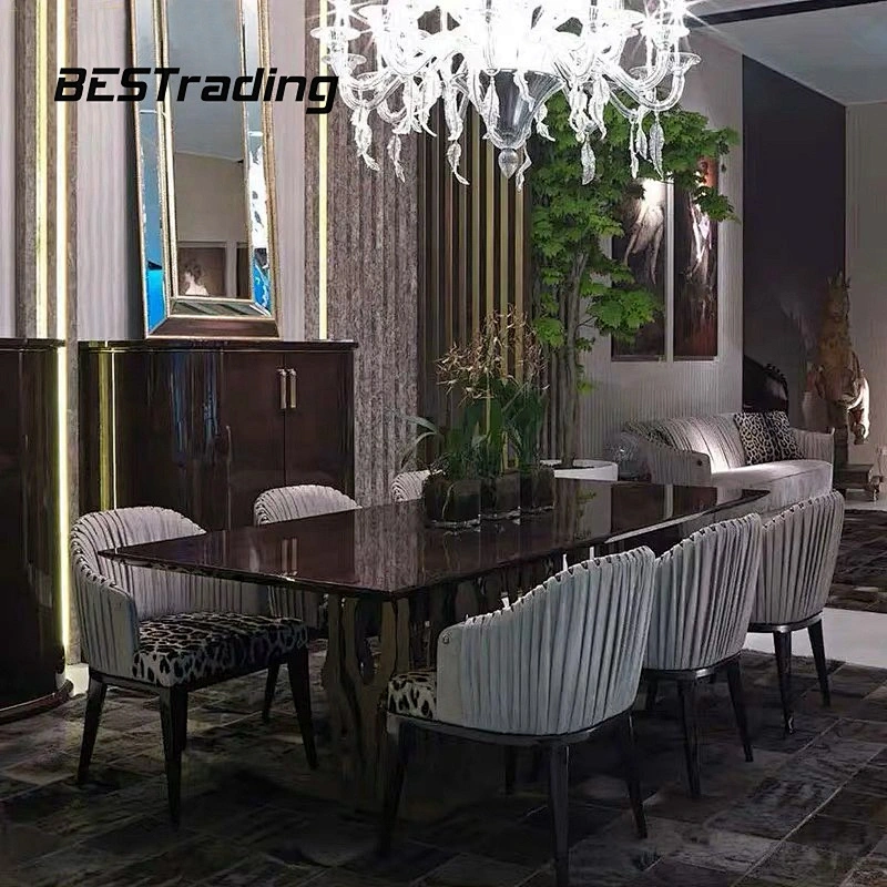 Modern marble design dining table