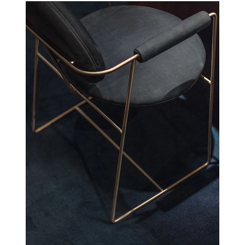 Modern Dinning Room Customized Restaurant Furniture Chair Leather Or Velvet Fabric Upholstered Chair