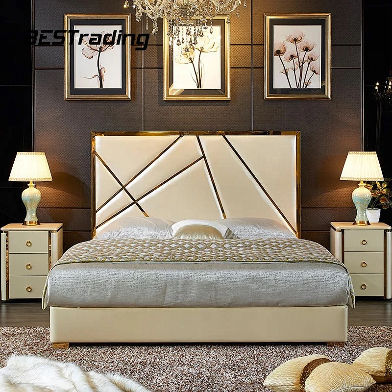 New design kingsize bed wood bedroom furniture bedroom set