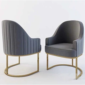 2020 Velvet Hotel Restaurant Chair Metal Base Dining Chair