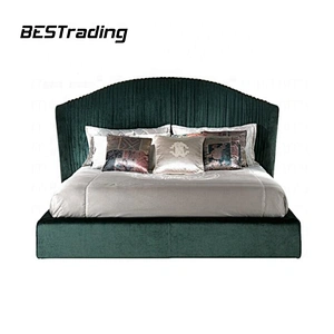 Luxury royal wooden super king size bed