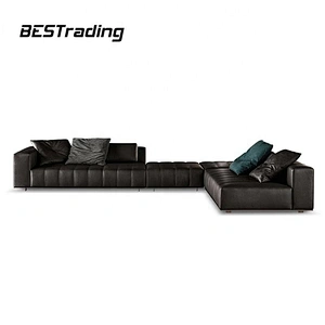 Living room l shaped sofa sets 7 seater