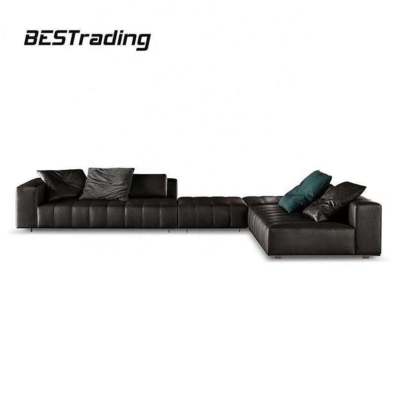 Living room l shaped sofa sets 7 seater
