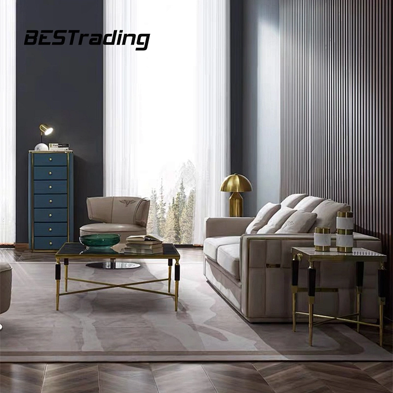 Modern luxury velvet fabric sofa furniture sectional sofa set living room sofa