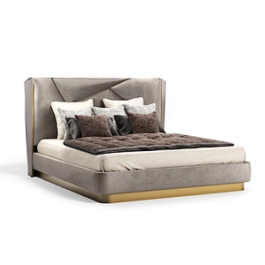 Modern bed room furniture bedding set