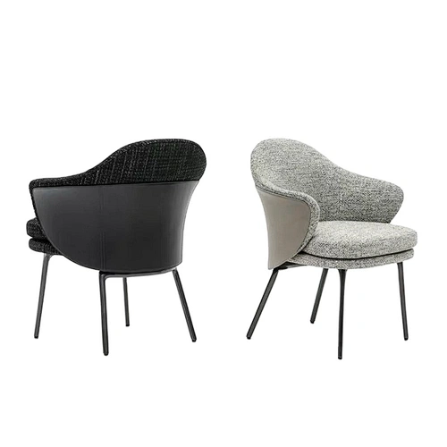 High Quality Light Luxury Dinning Room Furniture Modern Fabric Dinning Chair