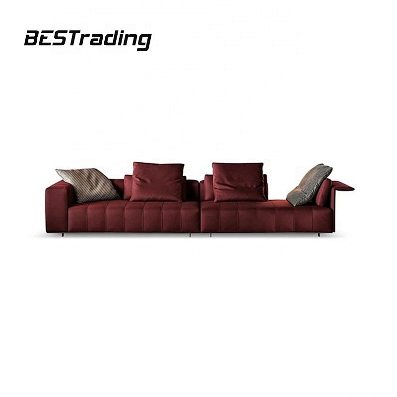 Living room l shaped sofa sets 7 seater