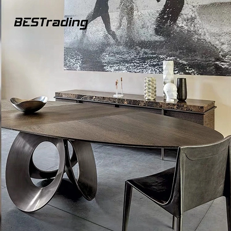 Round dining table set