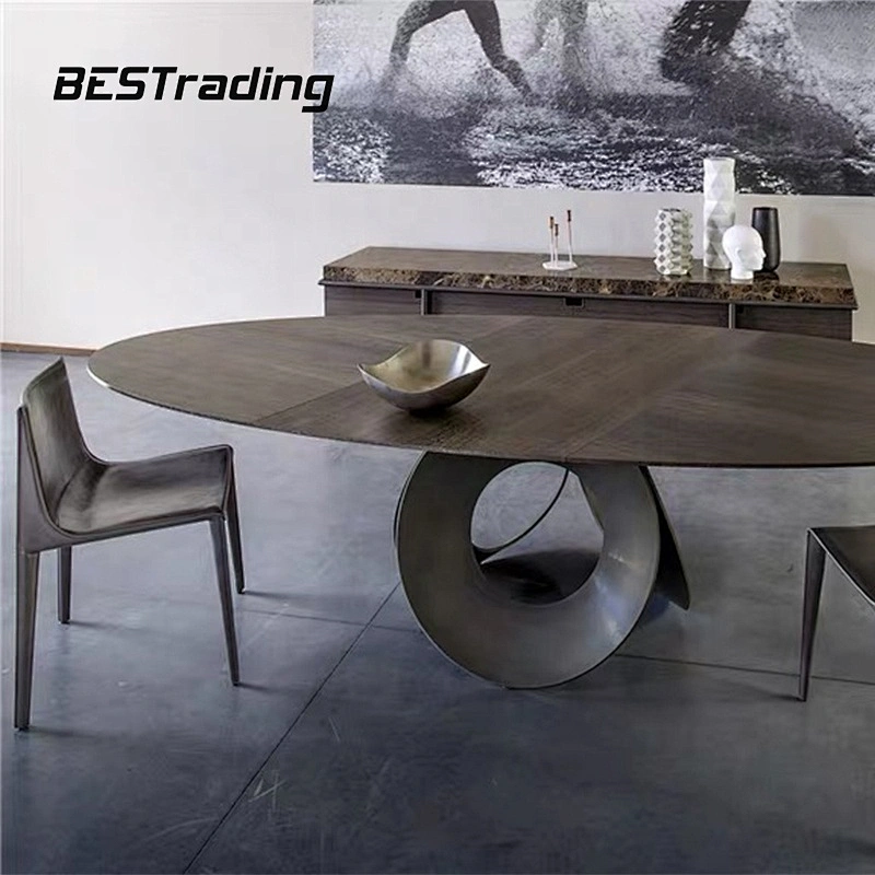 Round dining table set