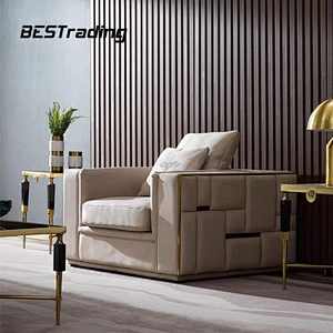 Modern luxury velvet fabric sofa furniture sectional sofa set living room sofa