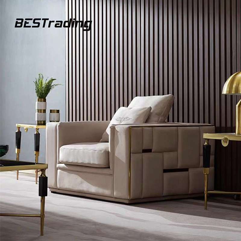 Modern luxury velvet fabric sofa furniture sectional sofa set living room sofa