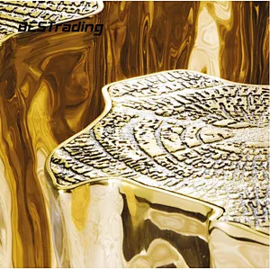 European High End Coffee Table Living Room Furniture Art Design Center Table Luxury Gold Coffee Table