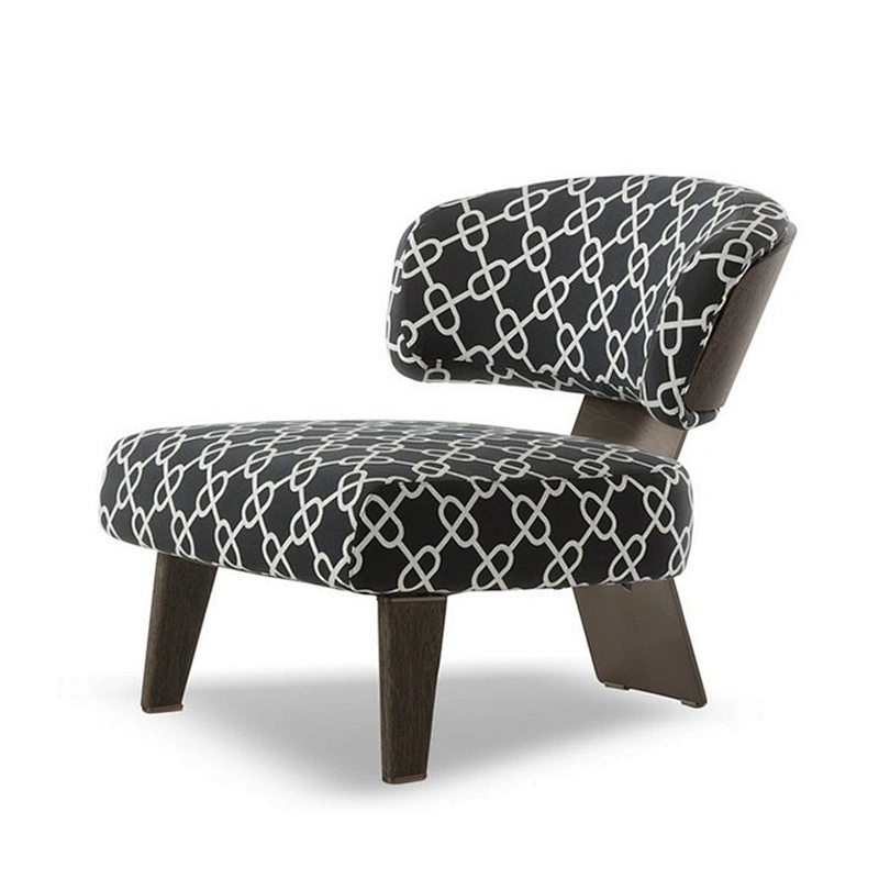 New Fashion Collection Living Room Furniture Modern Leather Or Fabric Leisure Chair Wood Chair