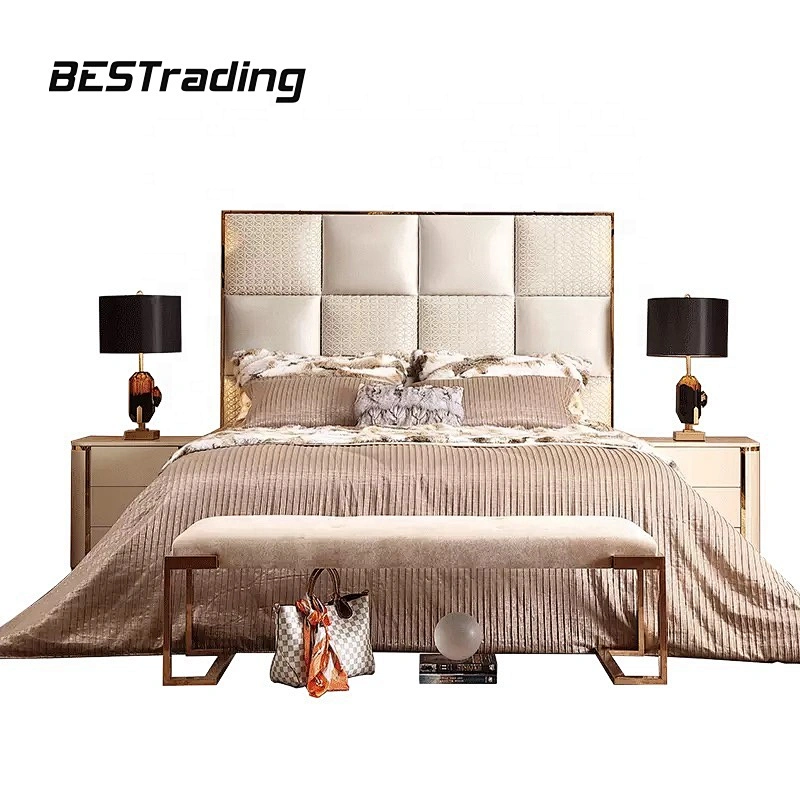 Italian design luxury bedroom set bedroom furniture